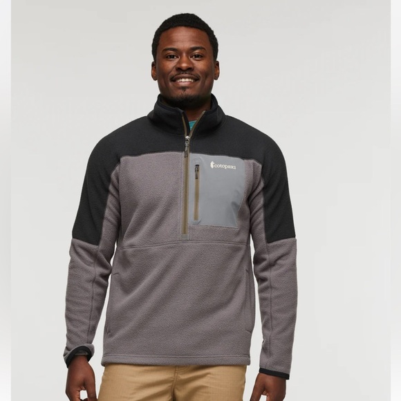 Cotopaxi Men’s XXL Abrazo Half-Zip Fleece Jacket Black Cinder GreyNWT - Picture 7 of 8